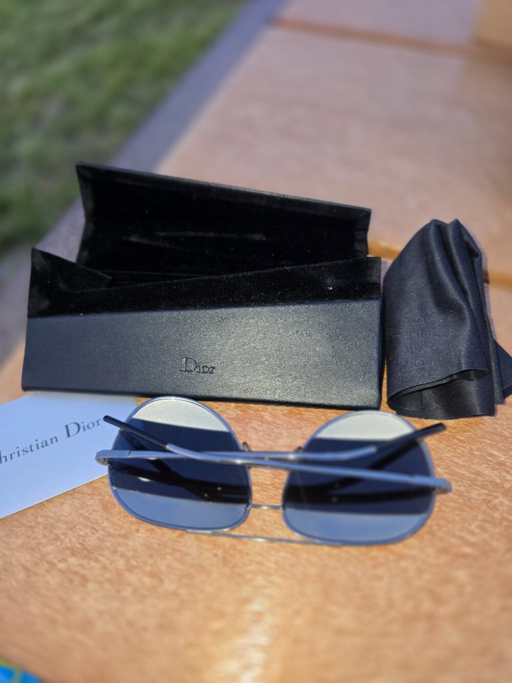 CHRISTIAN DIOR Split 2 Aviator Sunglasses - Picture 3 of 4
